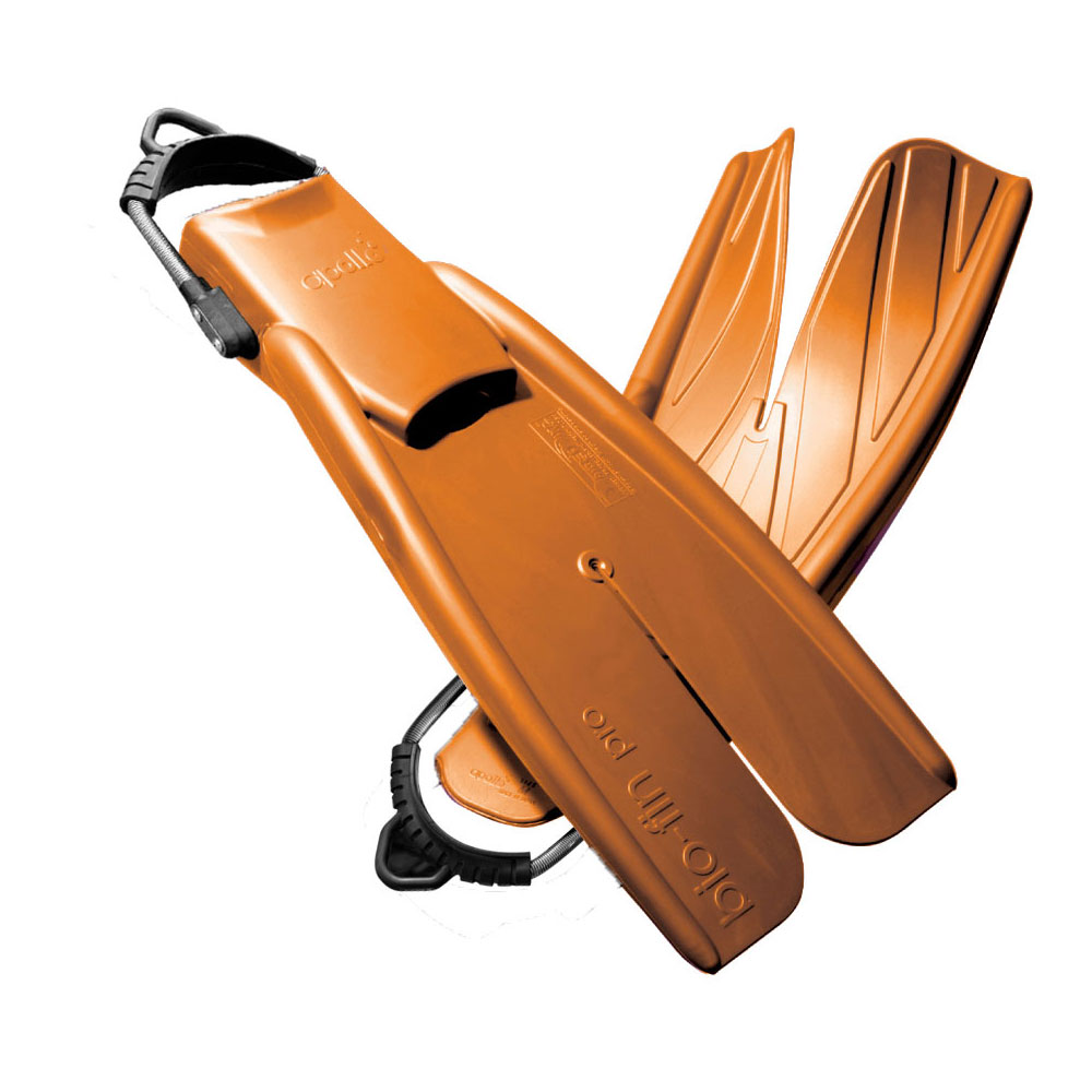 Apollo Bio-Fin Pro Fins with Spring Straps (Orange) Free Offer - Click Image to Close