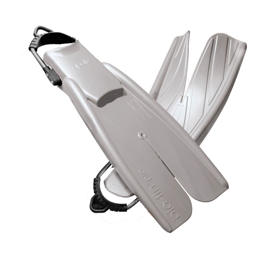 Apollo Bio-Fin Pro Fins with Spring Straps (White) Free Offer - Click Image to Close