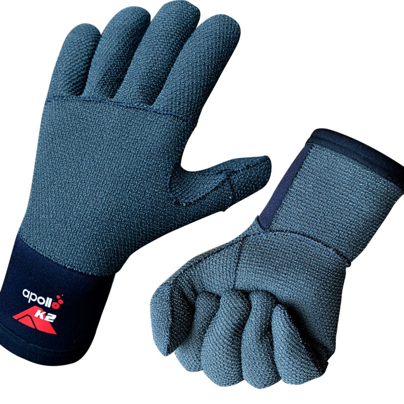 Apollo K2 Kevlar Commercial Dive Gloves - 3.0mm | XXL - Click Image to Close