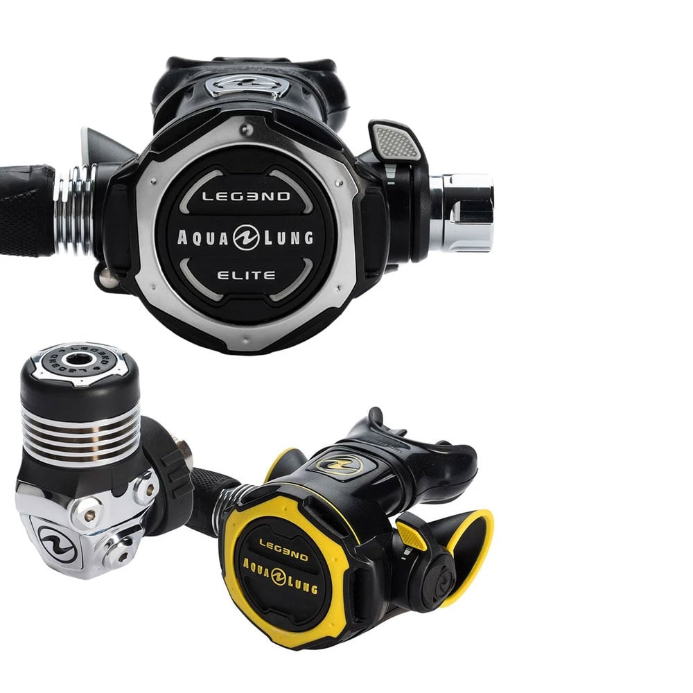 Aqualung Leg3nd Elite Regulator Set with Leg3nd Octopus DIN - Click Image to Close