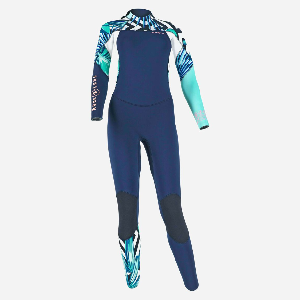 Aqualung Xscape 4/3mm Wetsuit | Womens Medium Large (10) - Click Image to Close
