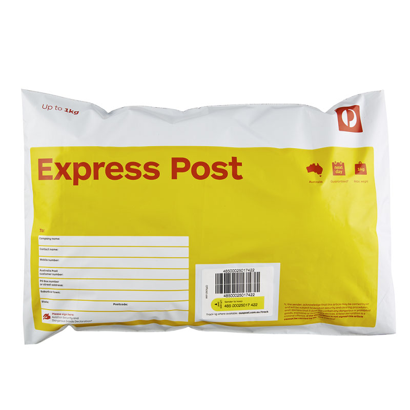 Express Post Extra Payment - 1.0kg Satchel - Click Image to Close
