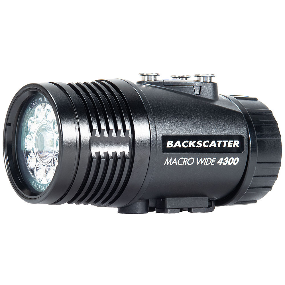 Backscatter Macro Wide 4300 Underwater Video Light Torch 4300LM - Click Image to Close