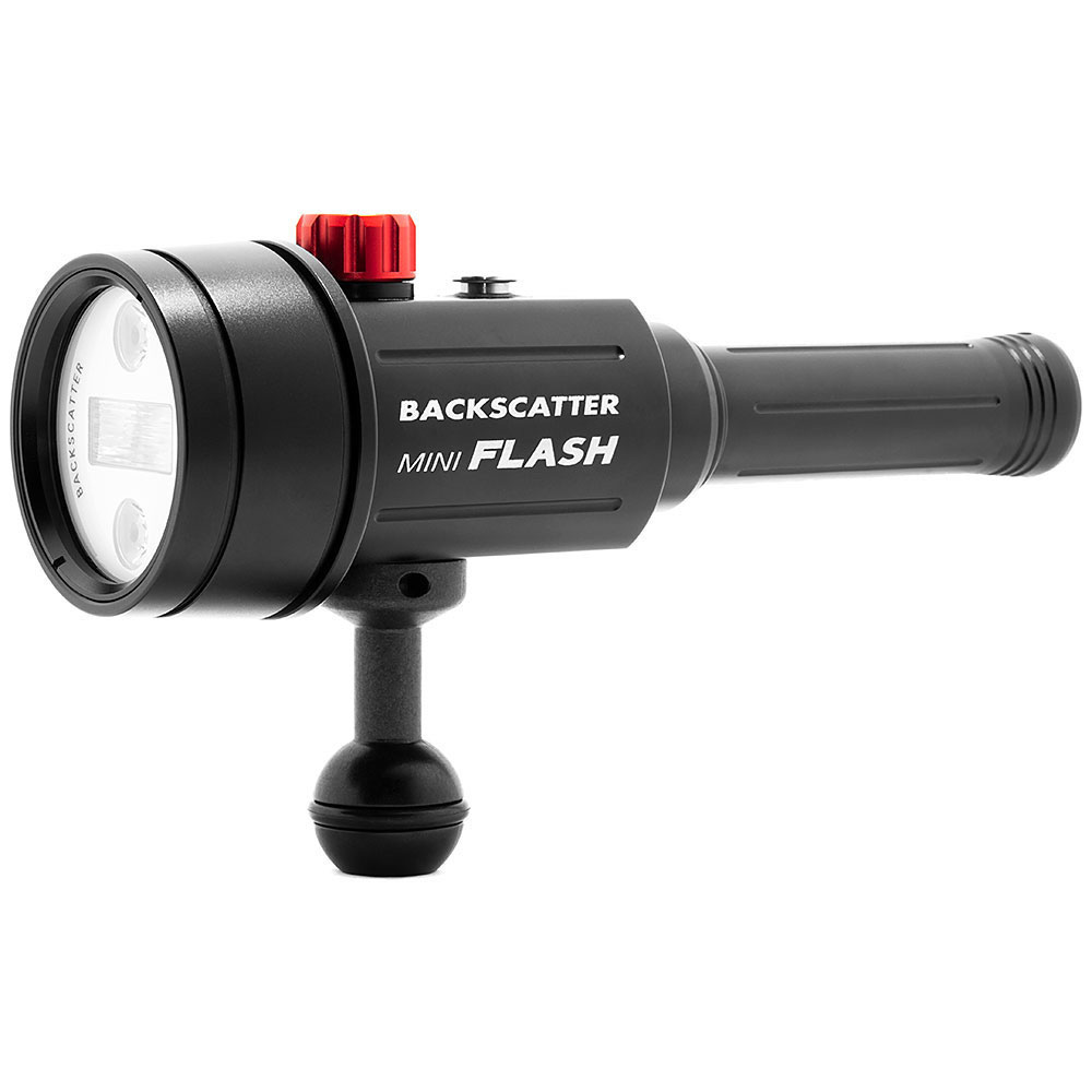 Backscatter Mini Flash MF-1 Underwater Strobe + Snoot Package - Click Image to Close