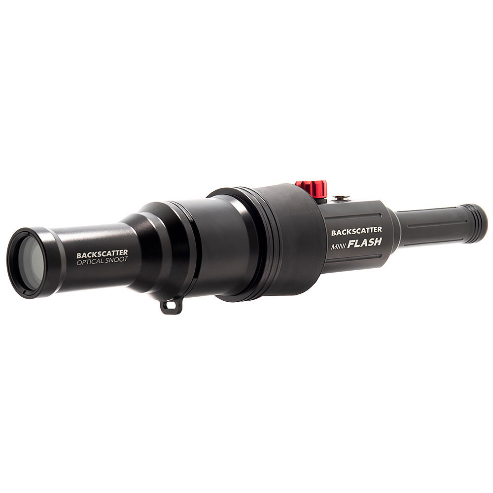 Backscatter Mini Flash 1 and Optical Snoot Combo Package - Click Image to Close