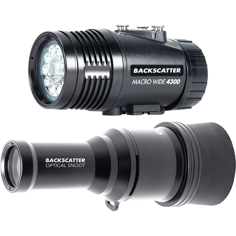 Backscatter MW-4300 + OS-1 Video Light and Snoot Combo - Click Image to Close