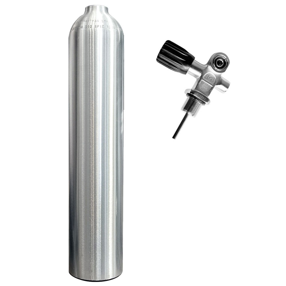 Catalina S40 Aluminium Cylinder | 5.7L | 207 bar | Din/K Valve - Click Image to Close
