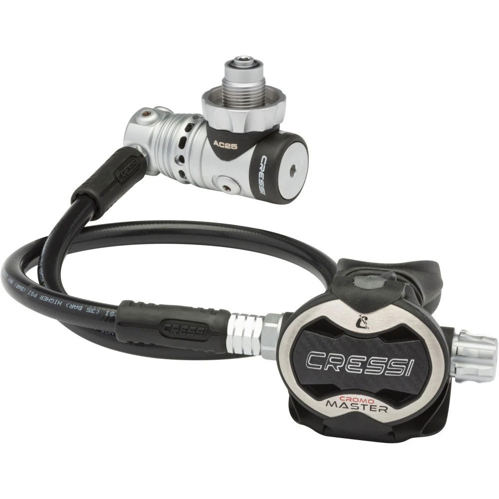 Cressi AC25M Master Cromo Regulator Set | DIN