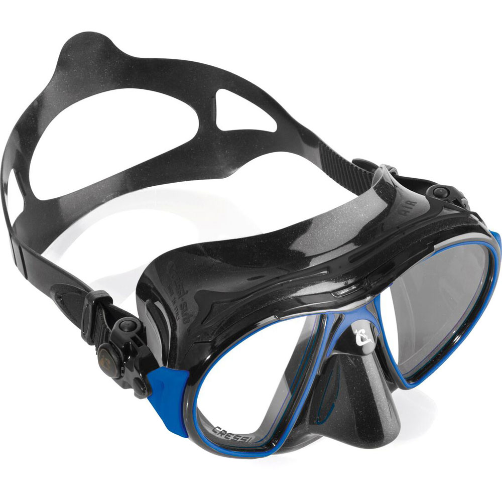 Cressi Air Dark | Black/ Blue - Click Image to Close