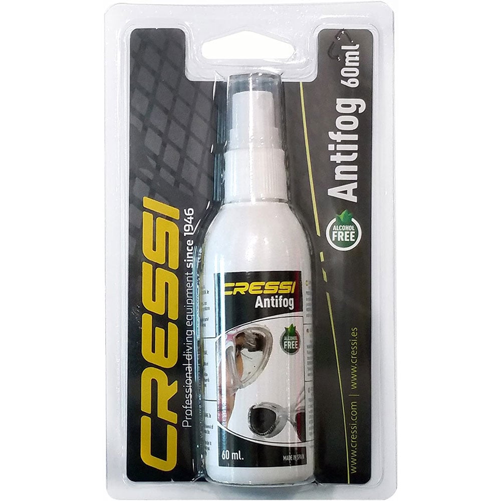 Cressi Antifog Spray for Masks and Goggles (60ml) - Click Image to Close