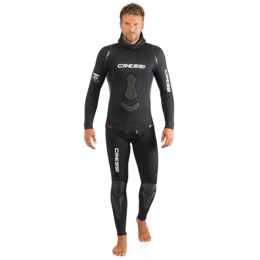 Cressi Apnea Two Piece Spearfishing Wetsuit - 5mm Mens - Click Image to Close