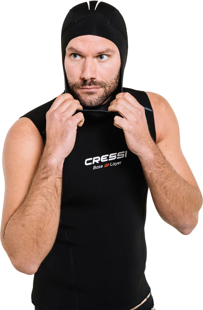 Cressi Base Layer Hooded Vest - Mens