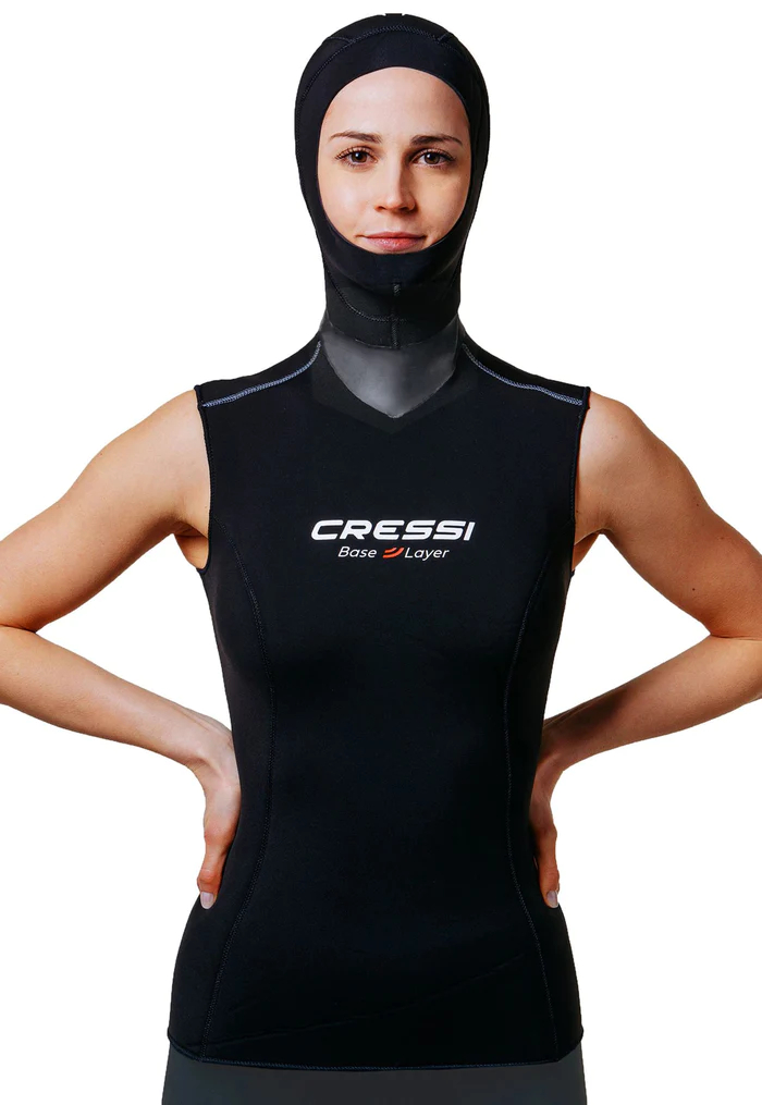 Cressi Base Layer Hooded Vest - Womens