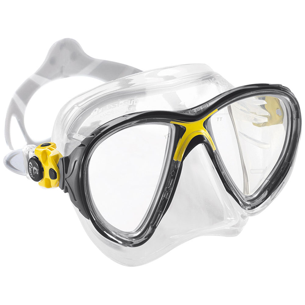 Cressi Big Eyes Evolution Crystal Mask - Clear Skirt - Click Image to Close