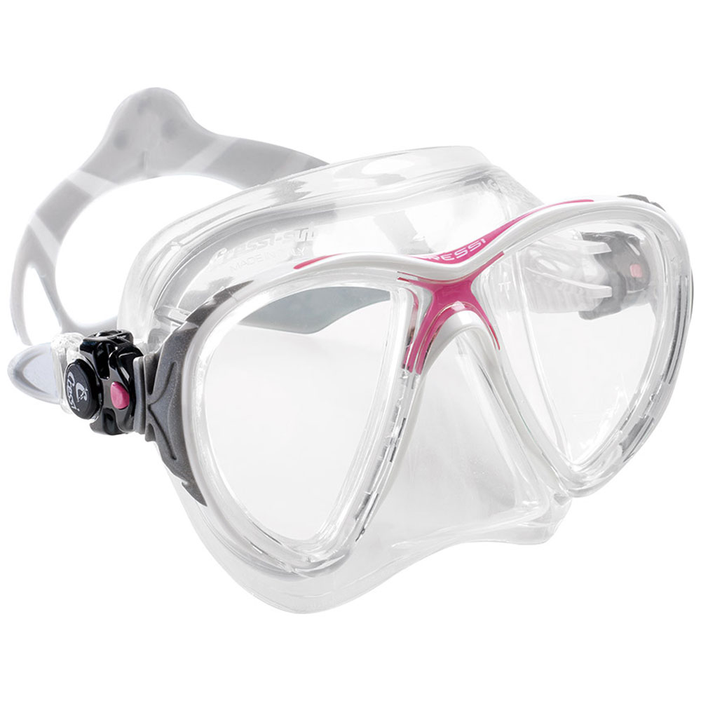 Cressi Big Eyes Evolution Crystal Mask - Clear Skirt - Click Image to Close
