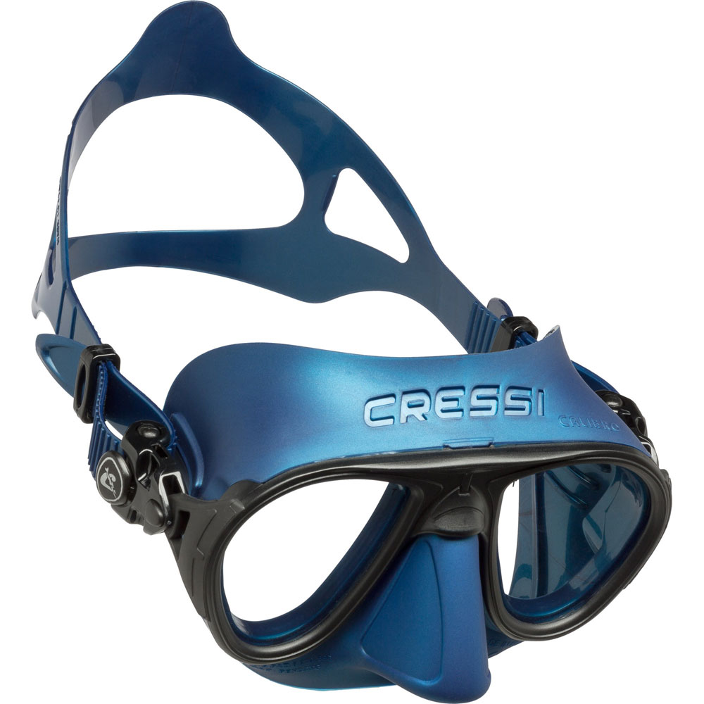 Cressi Lince Snorkelling Mask Blue or Lilac Italian Made