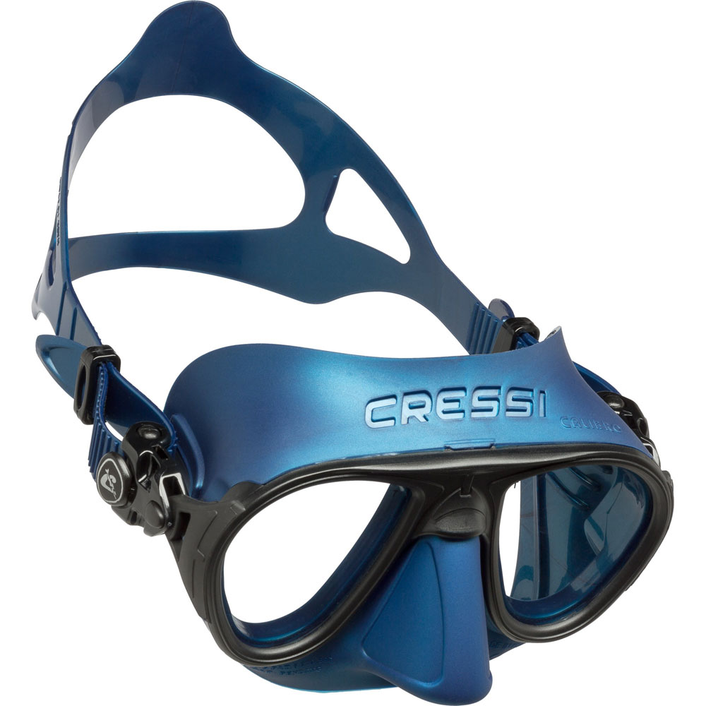 Cressi Calibro Mask | Blue Metal - Click Image to Close