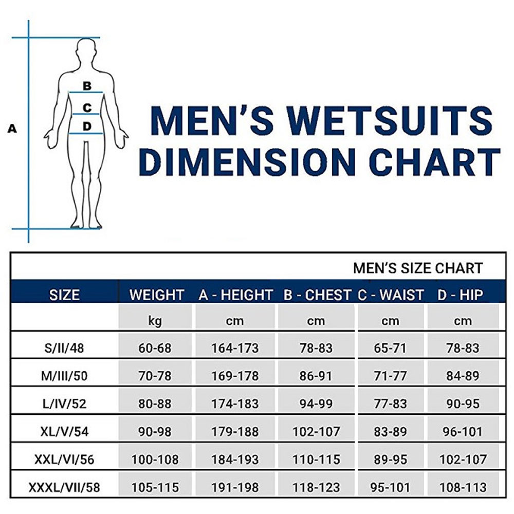 Cressi Size Chart