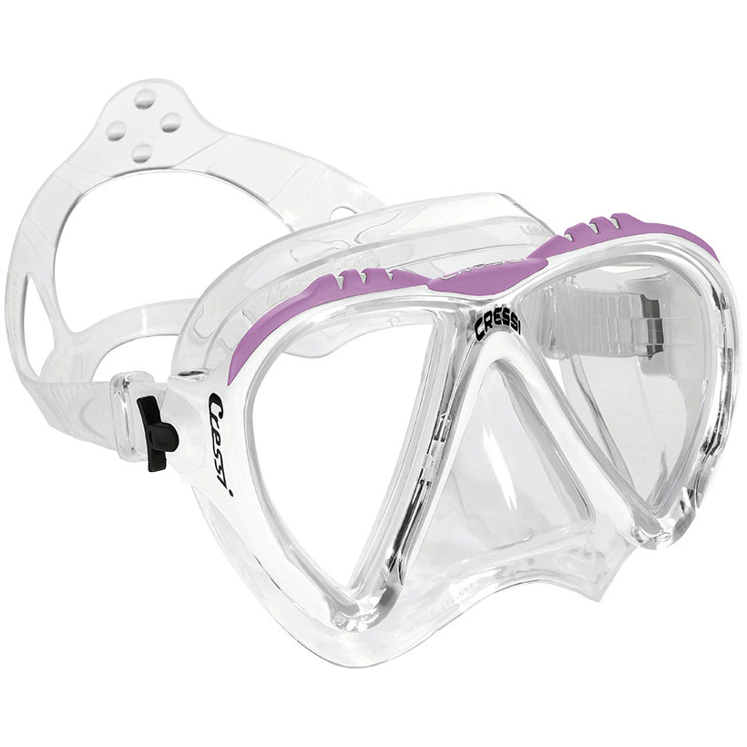 Cressi Lince Mask - Clear Skirt - Click Image to Close