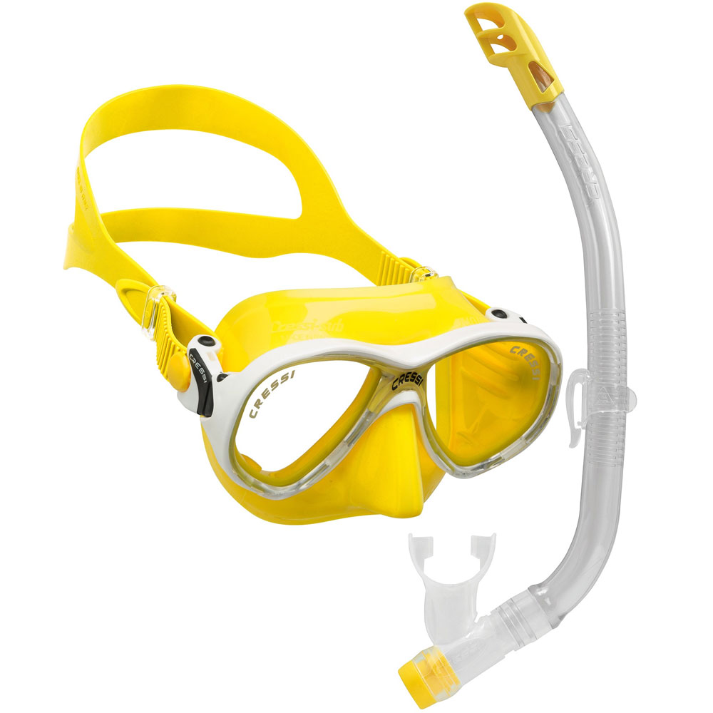 Cressi Marea VIP Junior Mask and Snorkel Set (7-13 yrs) - Click Image to Close