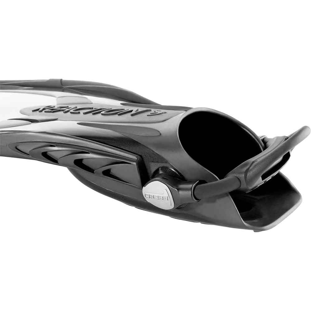 Cressi Reaction EBS Fins - Open Heel with Bungee Straps - Click Image to Close