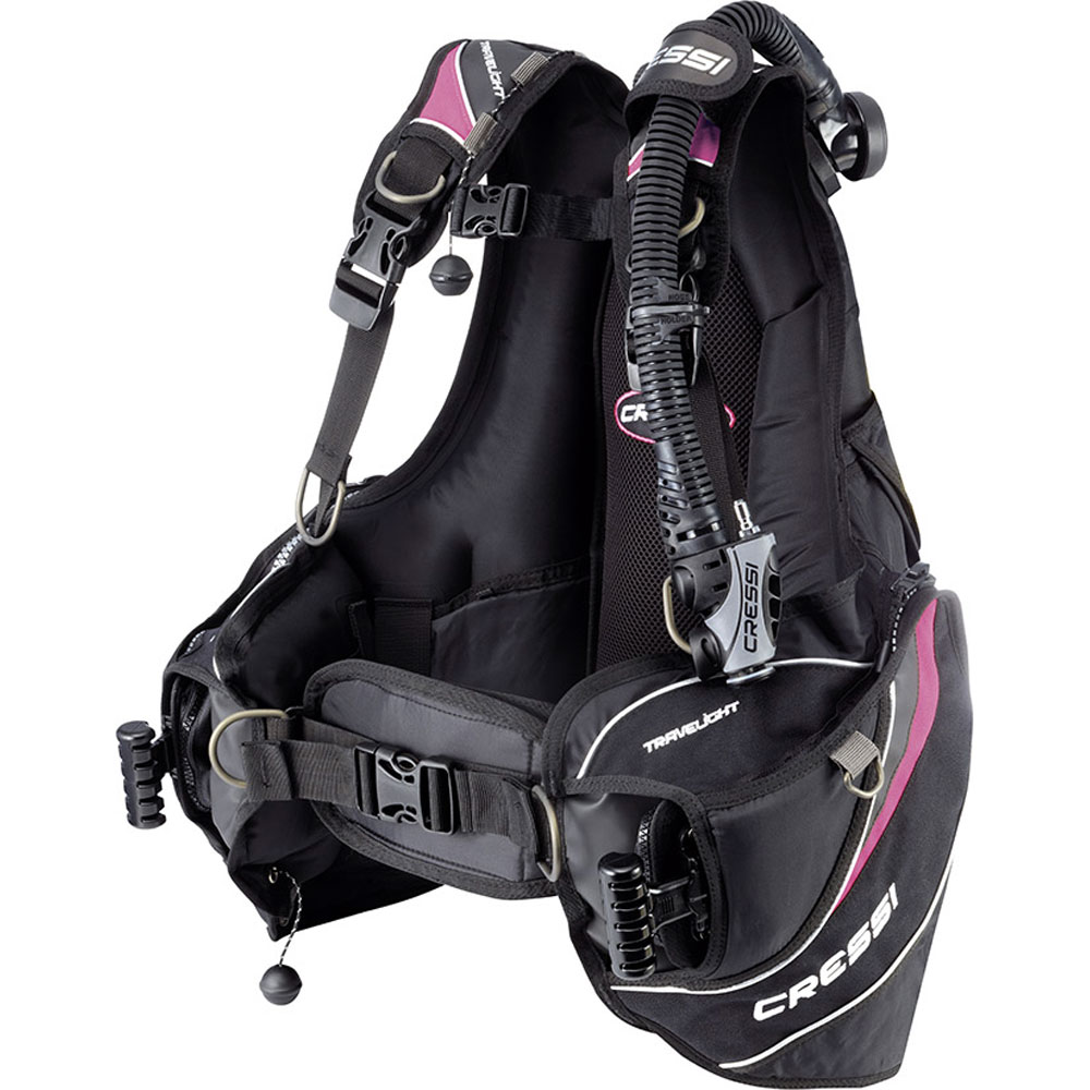 Cressi Travelight Lady BCD, Pink - Click Image to Close