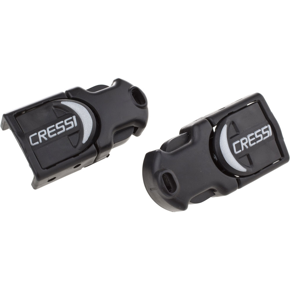 Cressi Quick Release Fin Buckles - Proprietary Cressi (Pair)