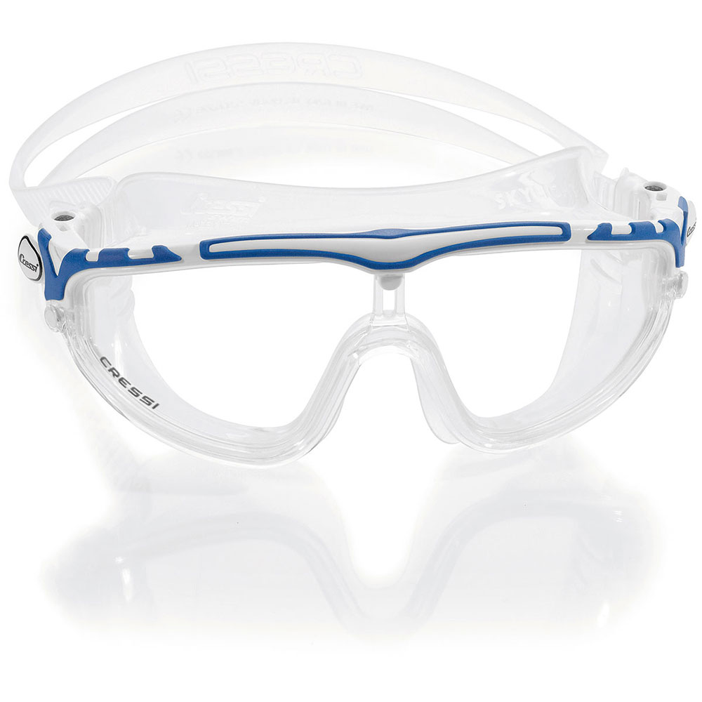 Cressi Skylight Ocean Swim Goggles Clear silicone White Blac