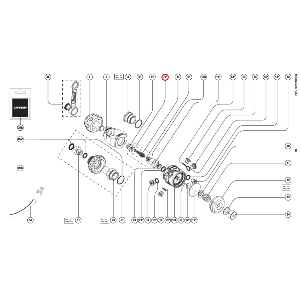 Mc5/Mc7/Mc9 Parts - Complete Balancing Chamber - MC5/MC9/MC9-SC - Click Image to Close