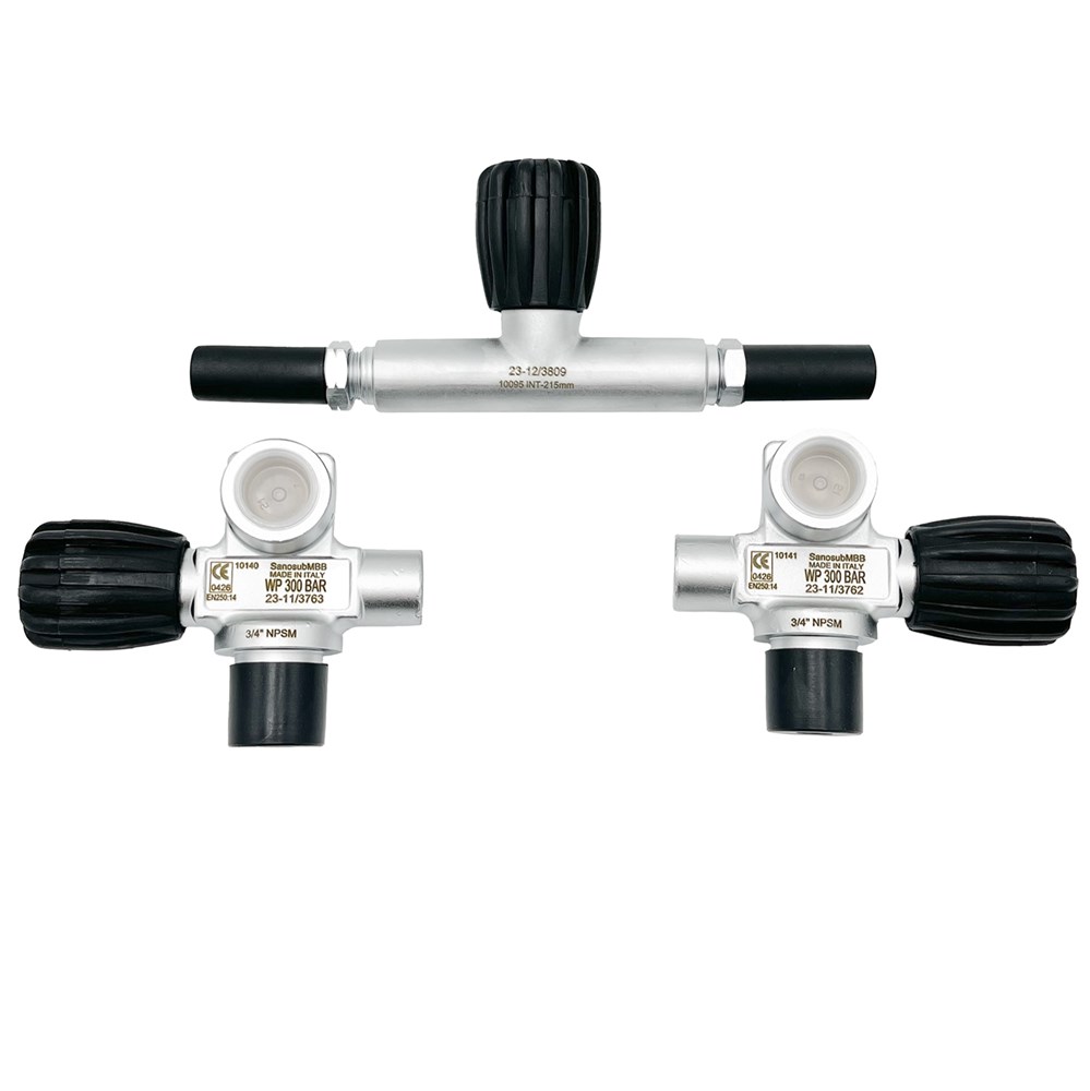 SOS Complete Manifold - Complete Manifold 300 Bar - 10.5L, 12.2L, and 15L Tanks - Click Image to Close