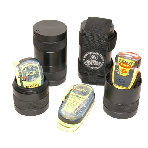 Custom Divers PLB Dive Canister with Belt Mount - 180m - Click Image to Close