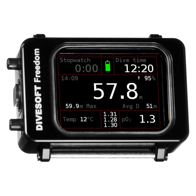 Divesoft Freedom CCR Bottom Timer - Normal Wrist Strap - Click Image to Close