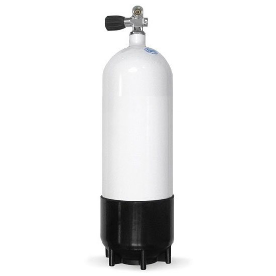Faber Steel Cylinder | 232 bar | 10.5 litre | No Valve - Click Image to Close
