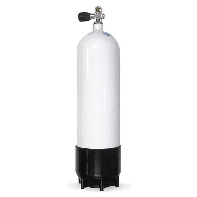 Faber Steel Cylinder | 232 bar | 12.2L | No Valve - Click Image to Close