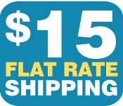 $15 Flat Rate Shipping
