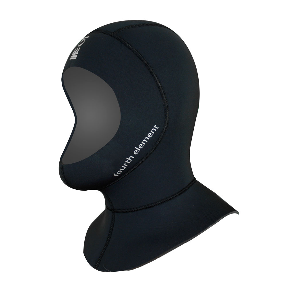 Fourth Element Cold Water Hood With Warmneck - 7mm - Click Image to Close