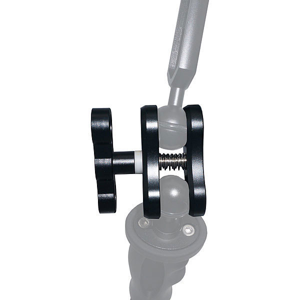 Hyperion 2 Hole Aluminium Ball and Joint Clamp - Click Image to Close