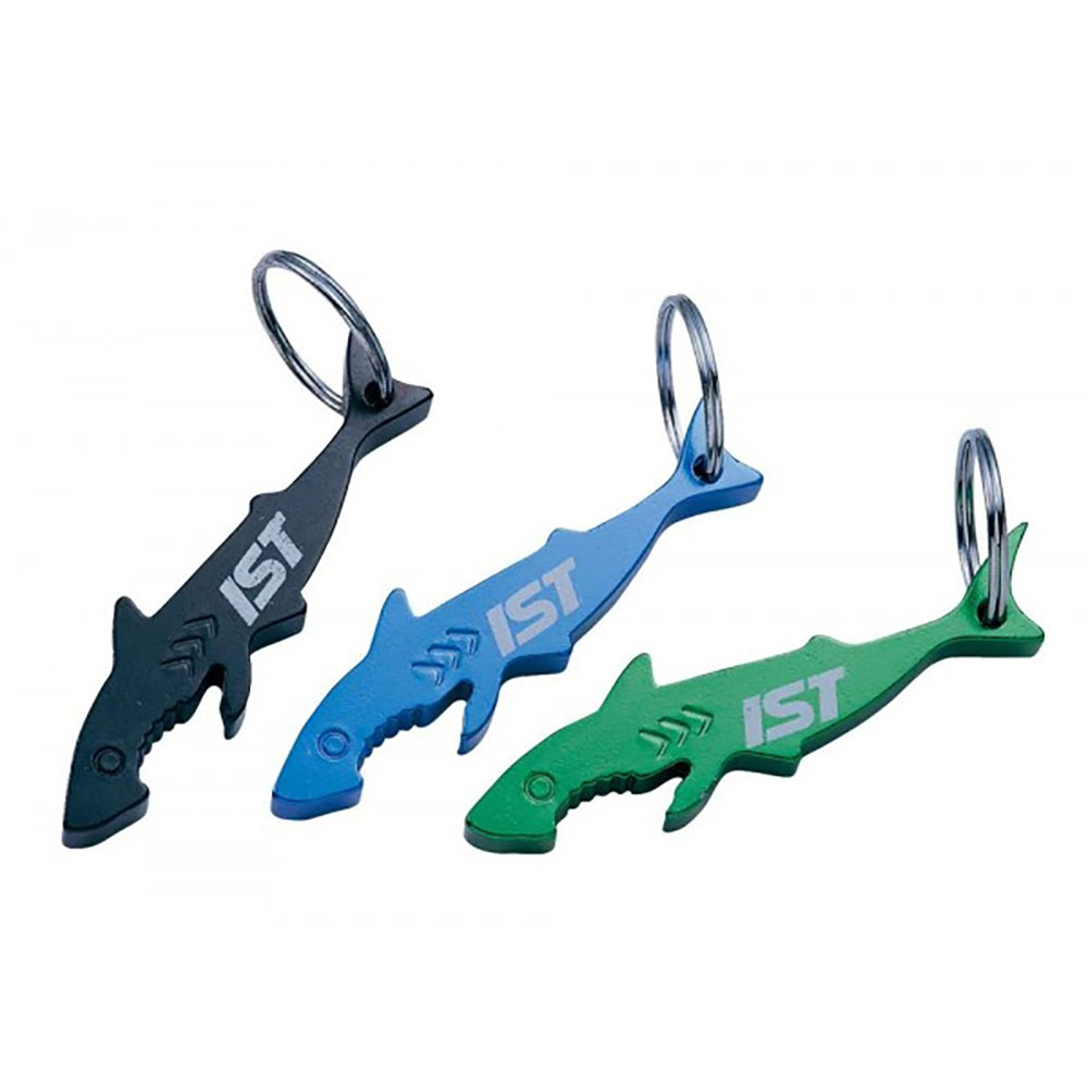 IST Sports Shark Shaped Bottle Opener and Keychain - Click Image to Close
