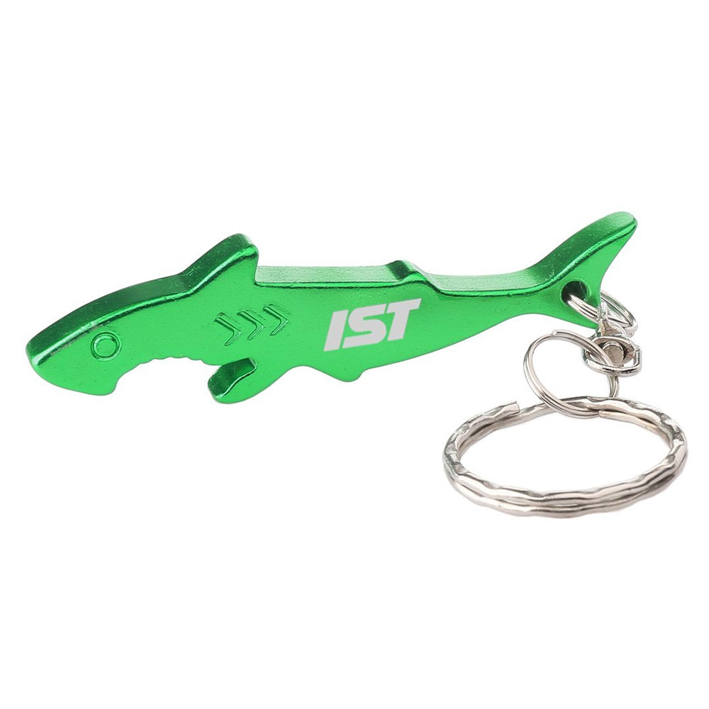 IST Sports Shark Shaped Bottle Opener and Keychain - Click Image to Close