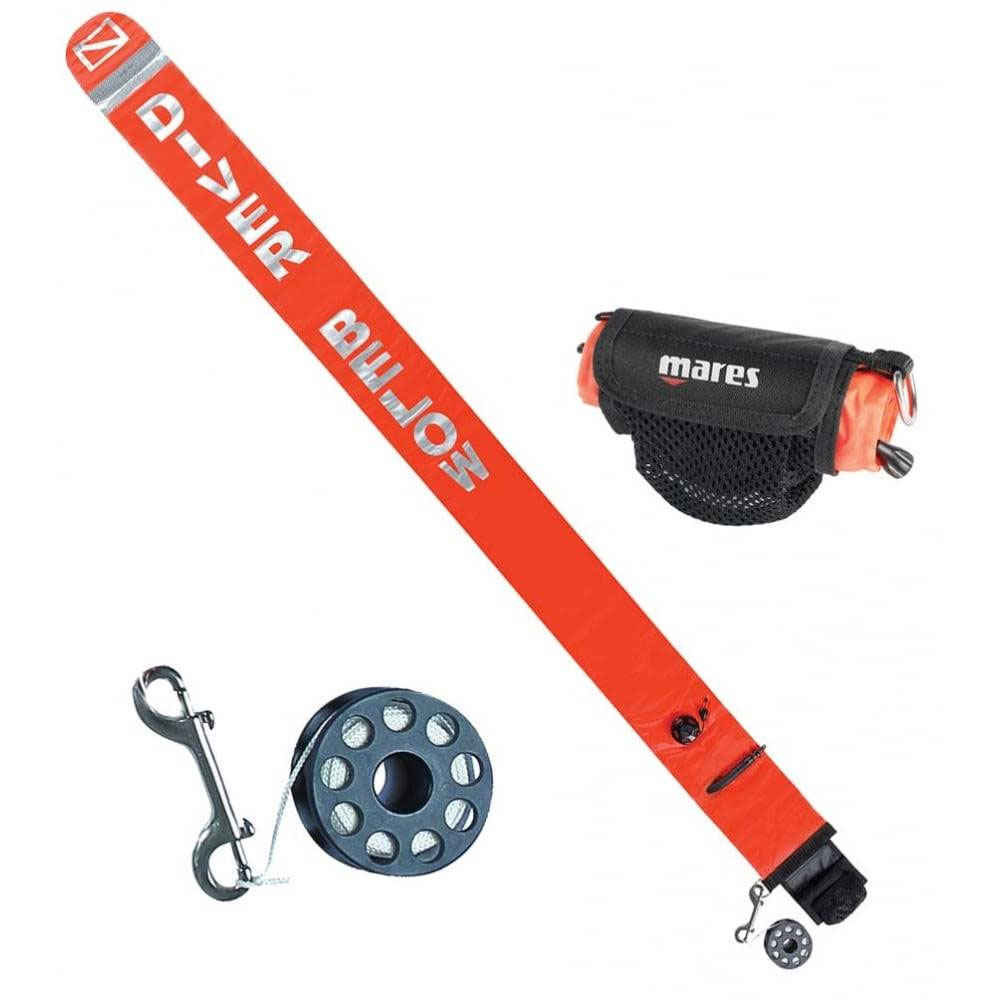 Mares Diver Marker Buoy Set All In One SMB Kit