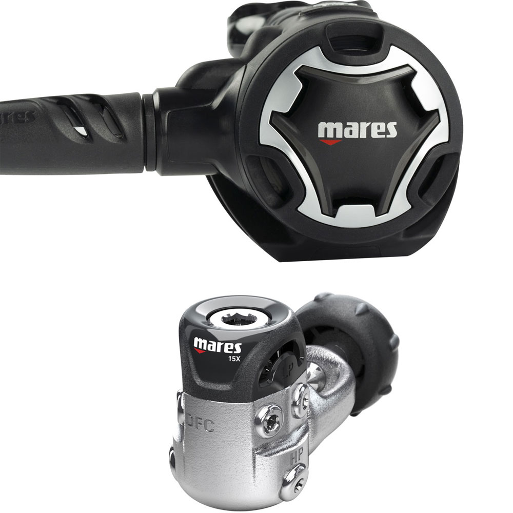 Mares Dual 15X Regulator Set - First and Second Stage