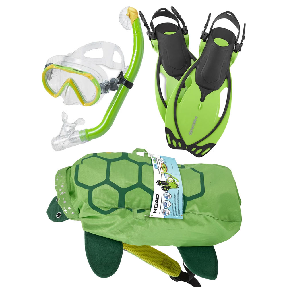 Mares Sea Pals Turtle Junior Snorkelling Set | L-XL - Click Image to Close