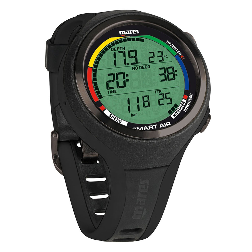 Mares Smart Air Watch Wrist Dive Computer Two Transmitters