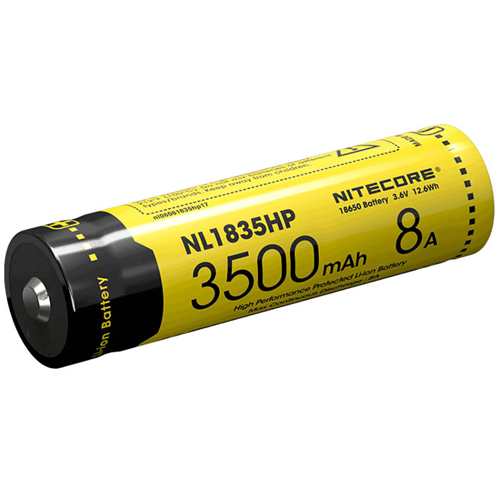 Nitecore XTAR NL1835HP 3500mAh Rechargeable 18650 Li-Ion Battery - Click Image to Close
