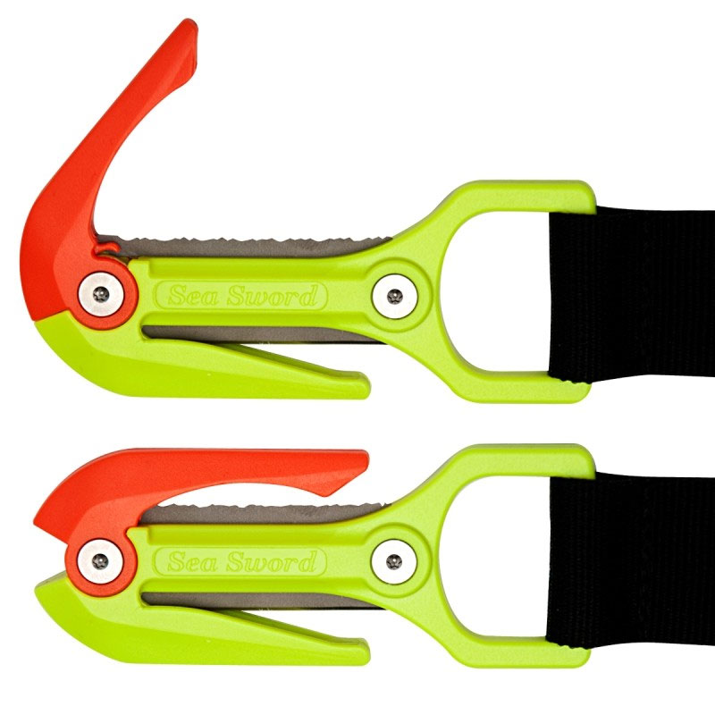 M-Cut HRC52 Titanium Safety Knife Line Cutter - Click Image to Close