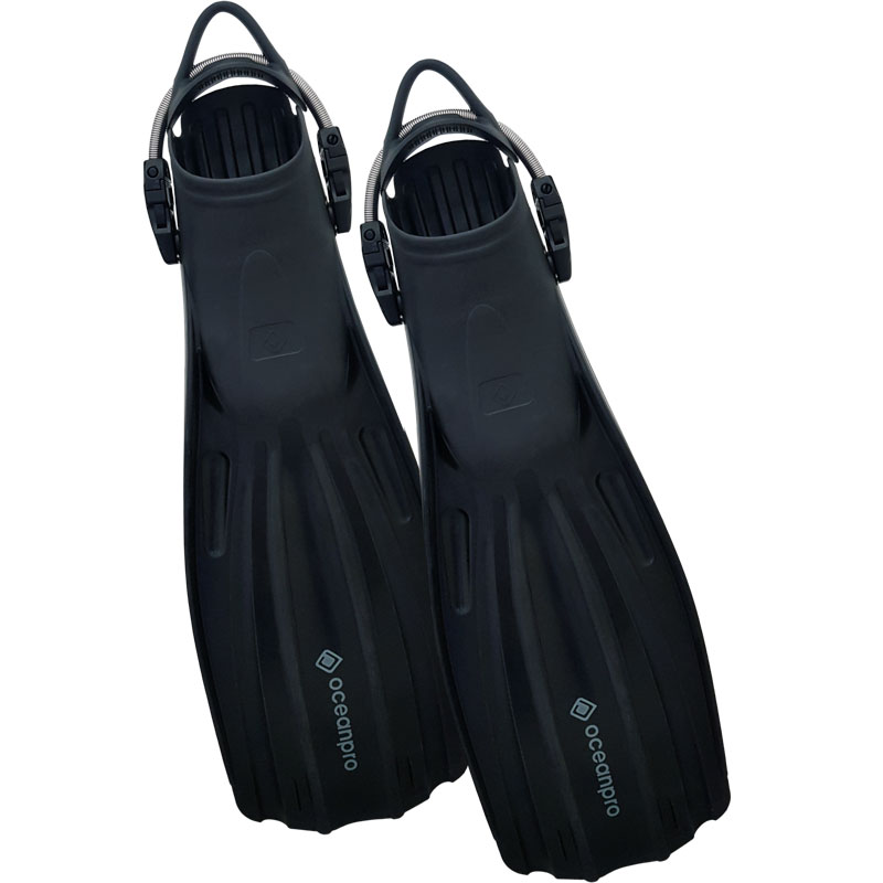 Ocean Pro Avoca Fin | Black | Extra Large 45-47 - Click Image to Close