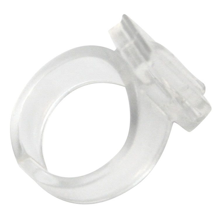 Ocean Pro Snorkel Keeper - Clear Plastic - Click Image to Close