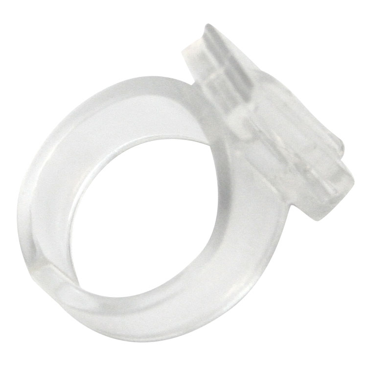 Ocean Pro Snorkel Keeper - Clear Plastic