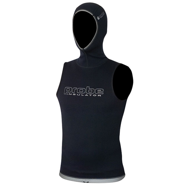 Probe Insulator Sleeveless Hooded Vest - 0.5mm (Unisex)