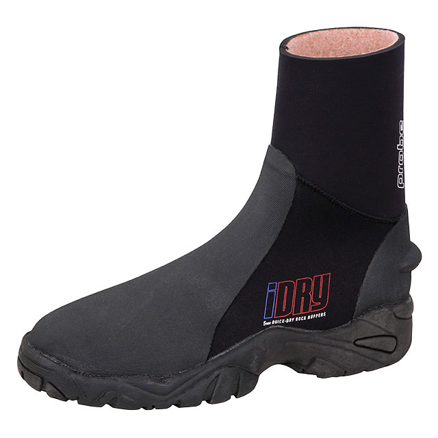 Probe iDry Rock-Hopper Zipperless Dive Boots - 5mm (Unisex) - Click Image to Close